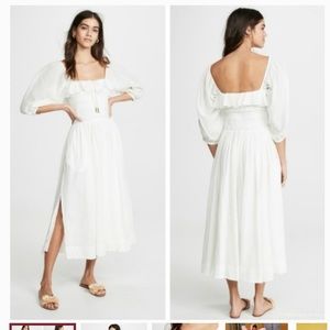 White free people dress